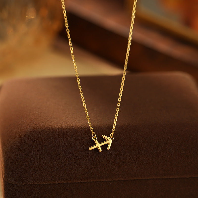 Classic Gold Bow Necklace
