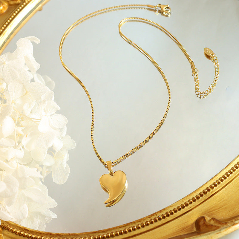 Classic Gold Heart Necklace
