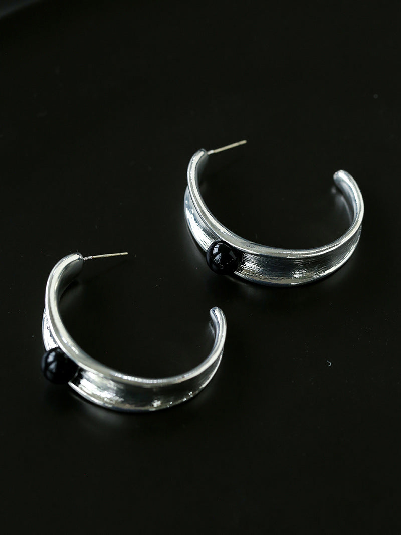 Classic Silver Hoop Earrings