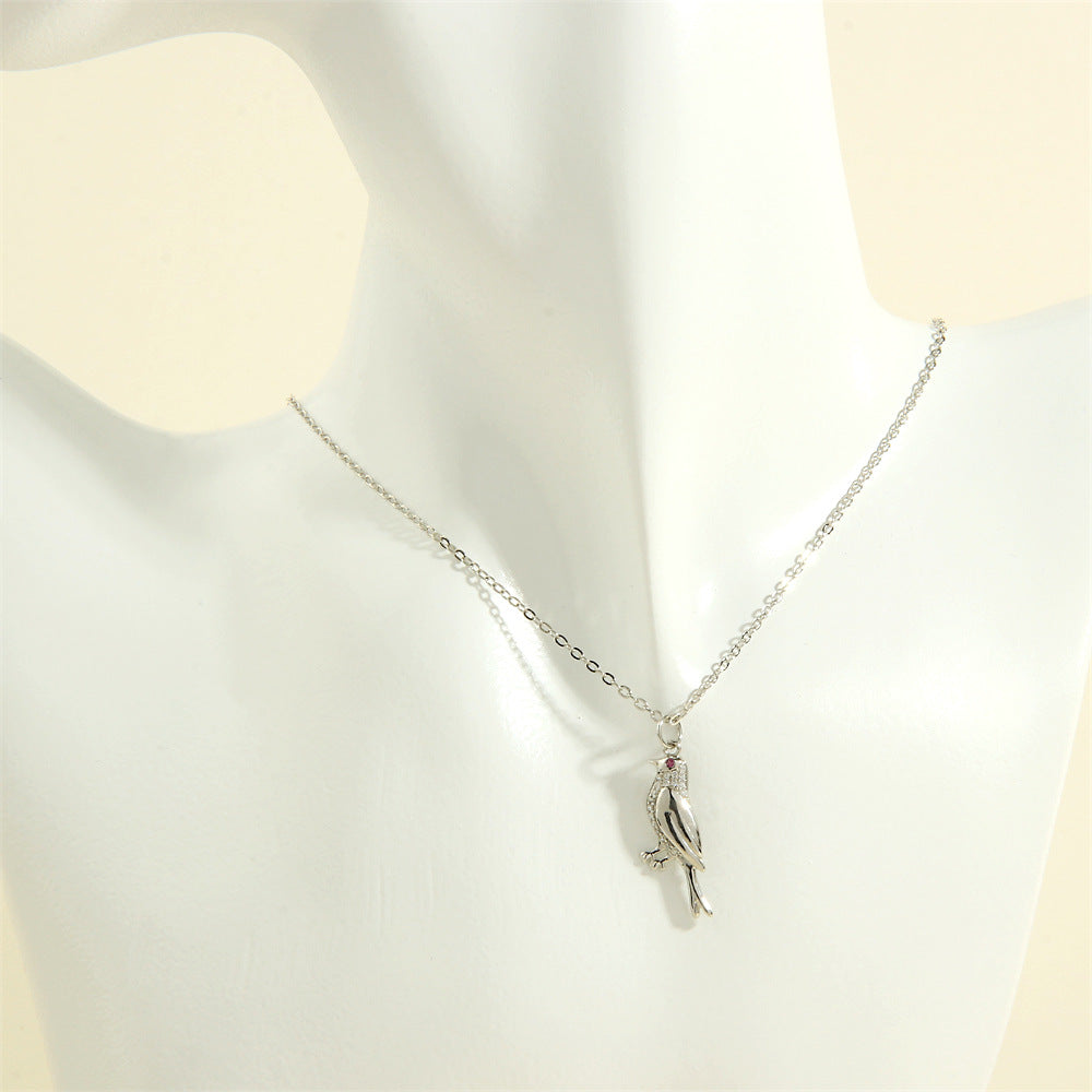Delicate Bird Pendant Necklace