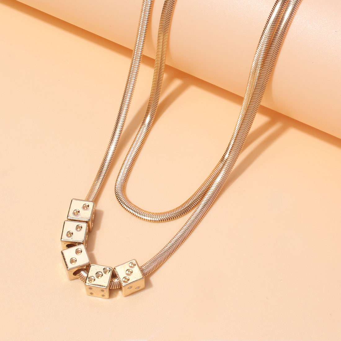 Dice Charm Necklace