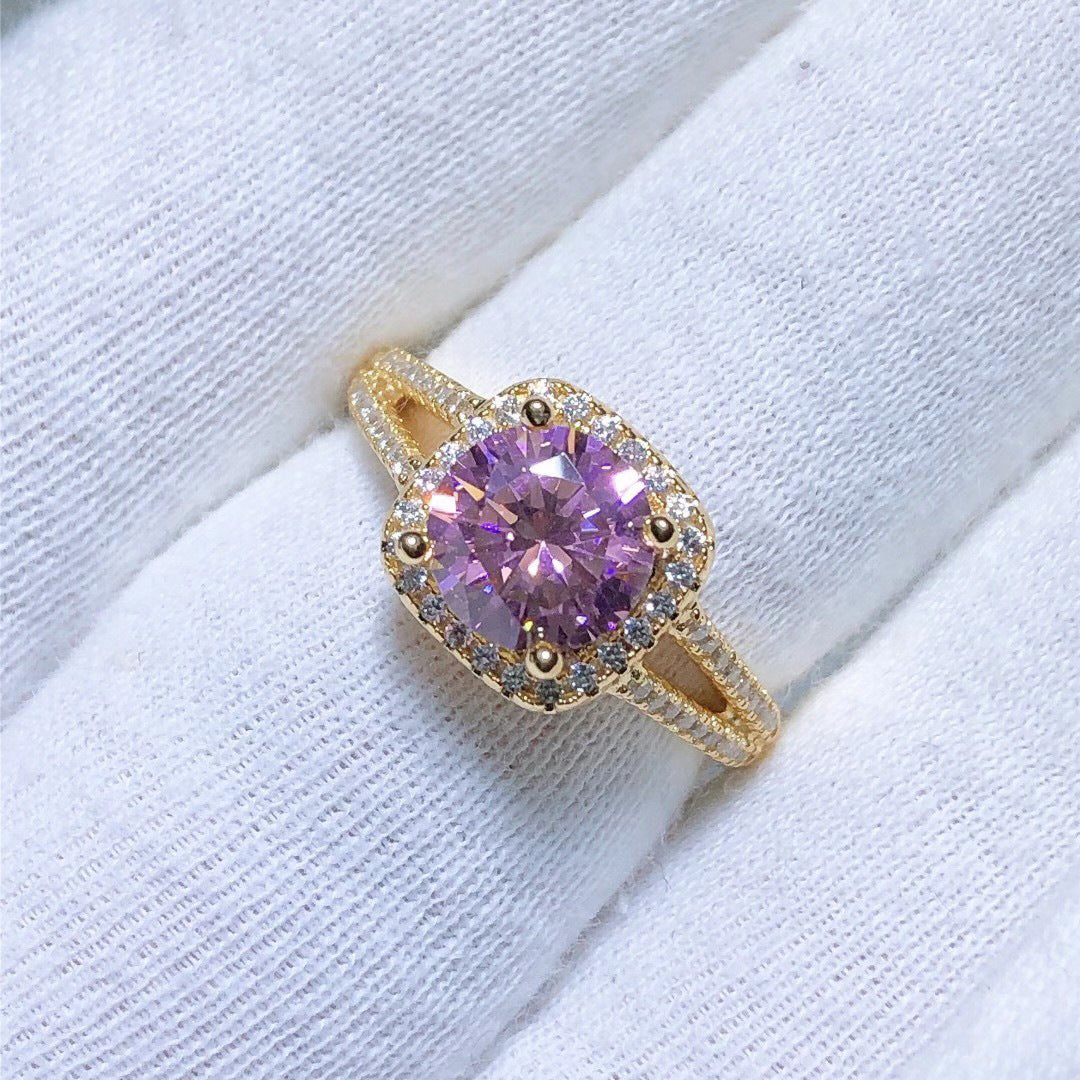 Elegant Amethyst Ring