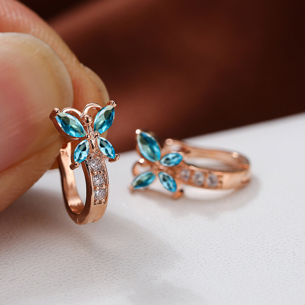 Elegant Blue Topaz Necklace