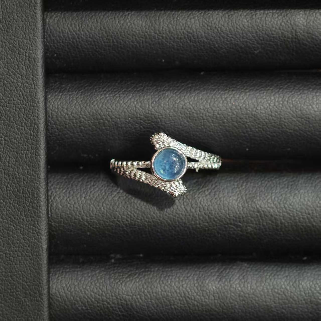 Elegant Blue Topaz Ring