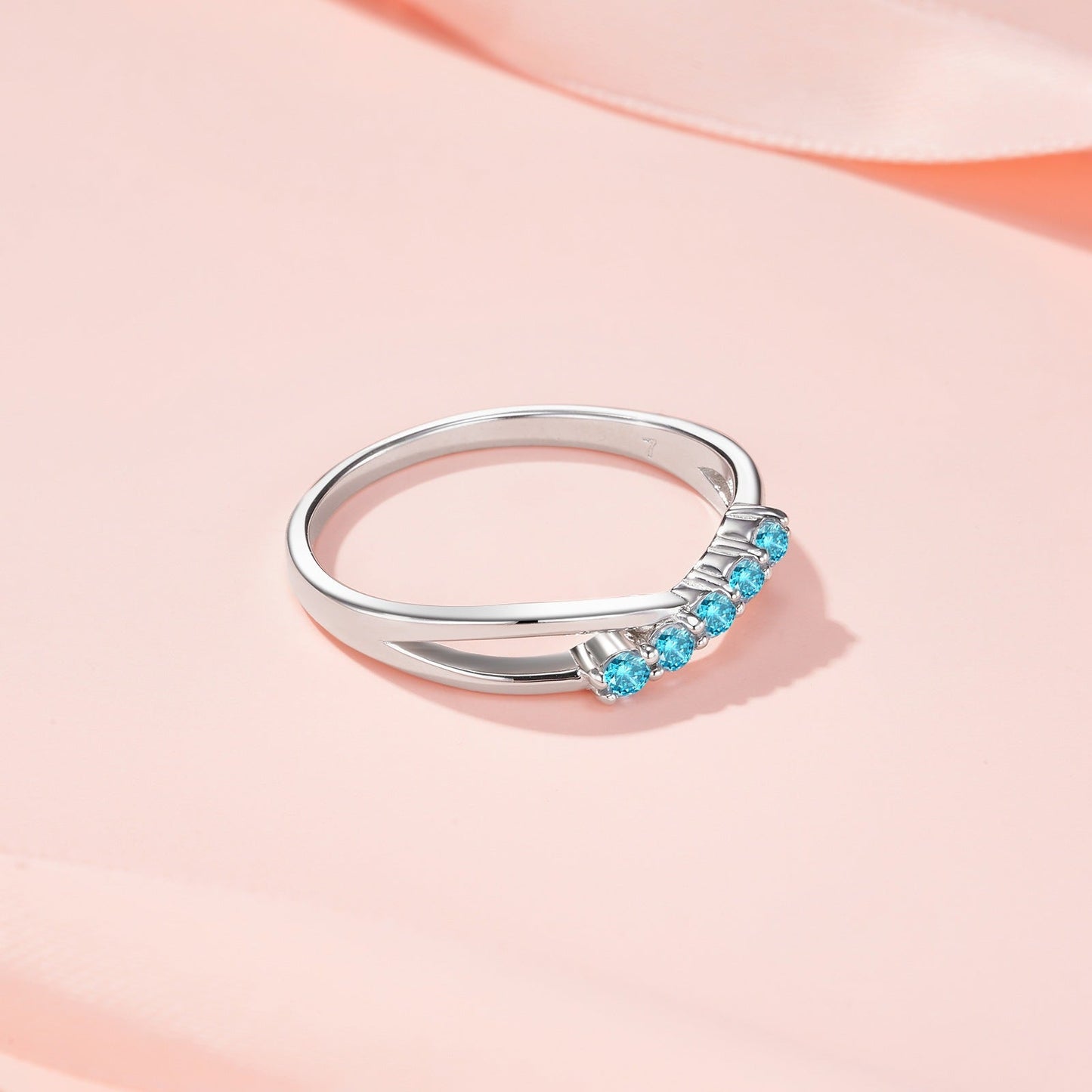 Elegant Blue Topaz Ring