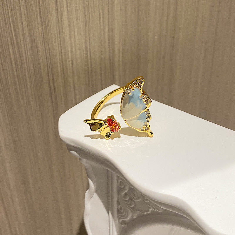 Elegant Butterfly Ring