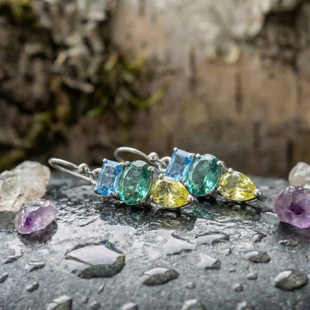 Elegant Crystal Dangle Earrings