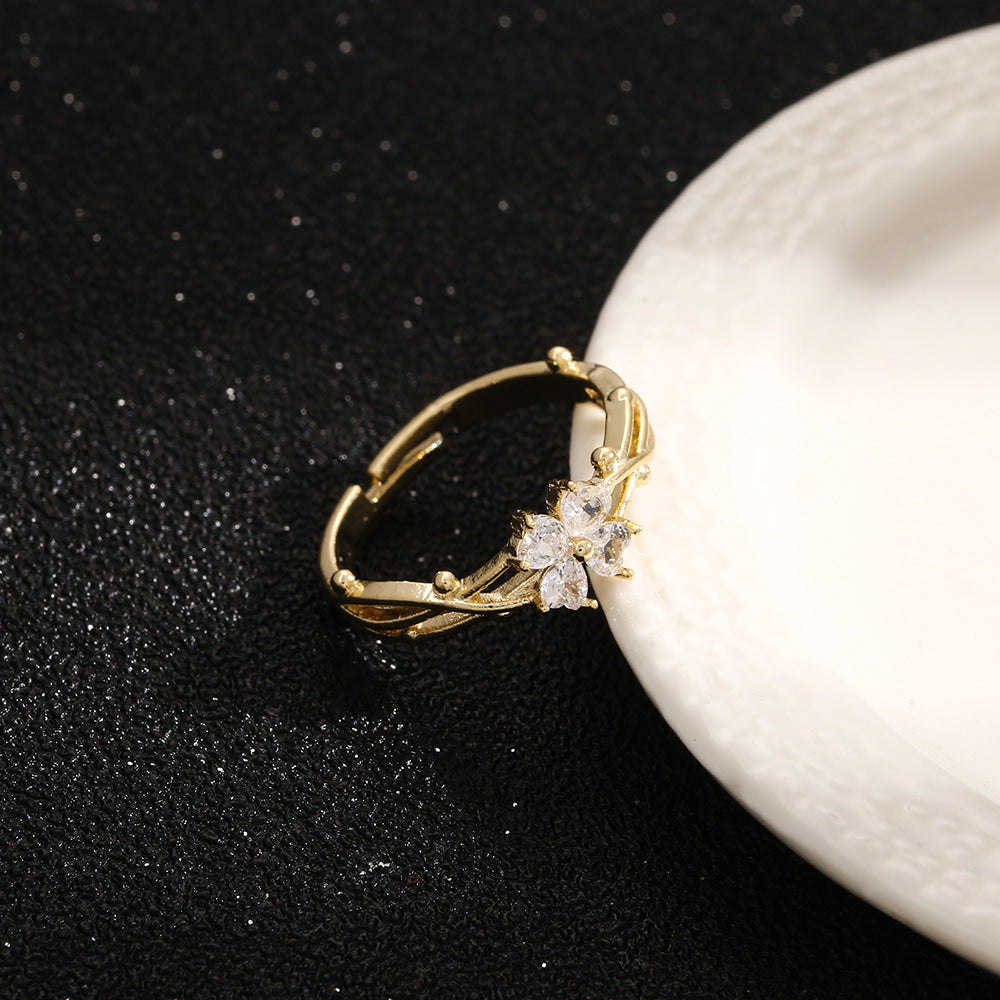 Elegant Crystal Ring