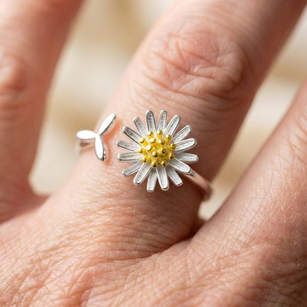 Daisy Flower Ring