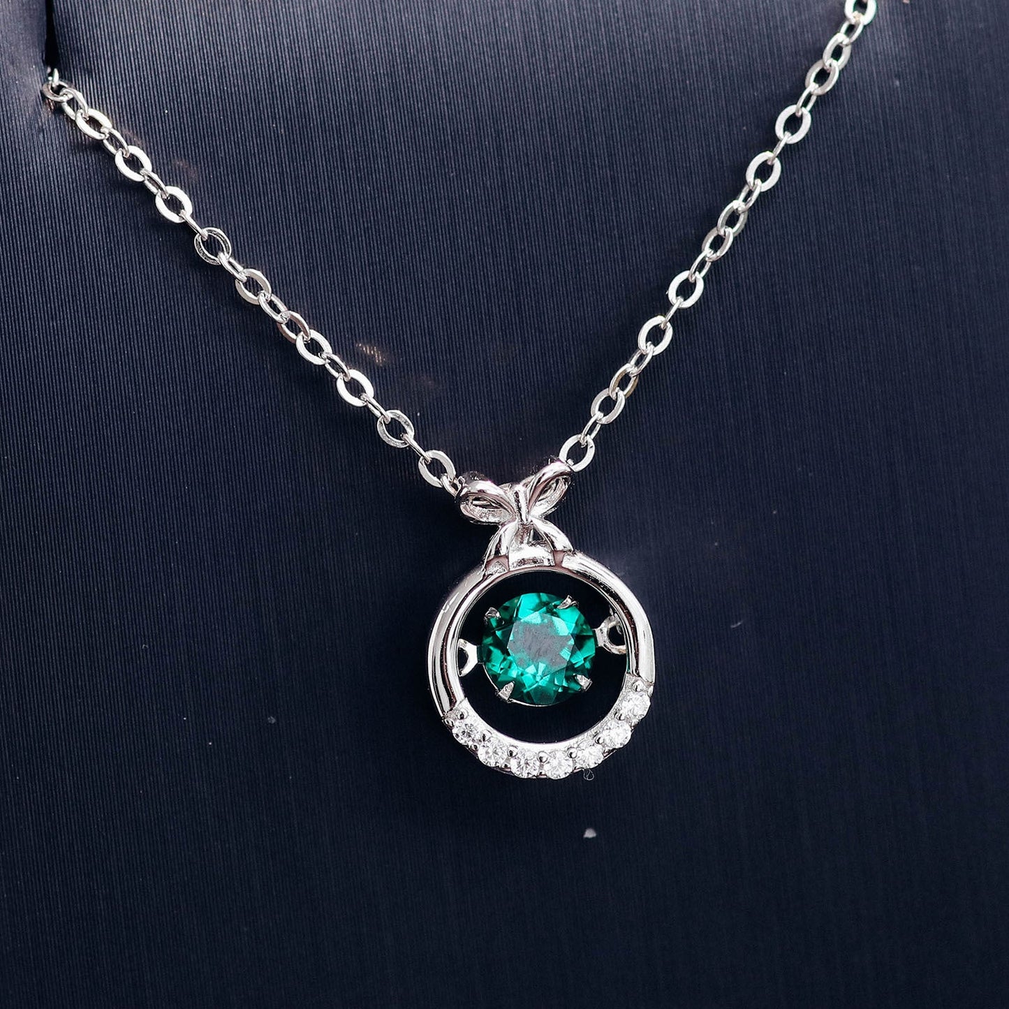 Elegant Emerald Necklace