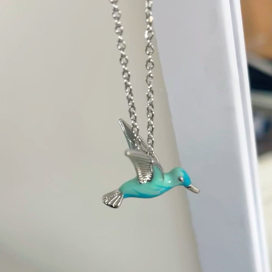 Elegant Hummingbird Necklace