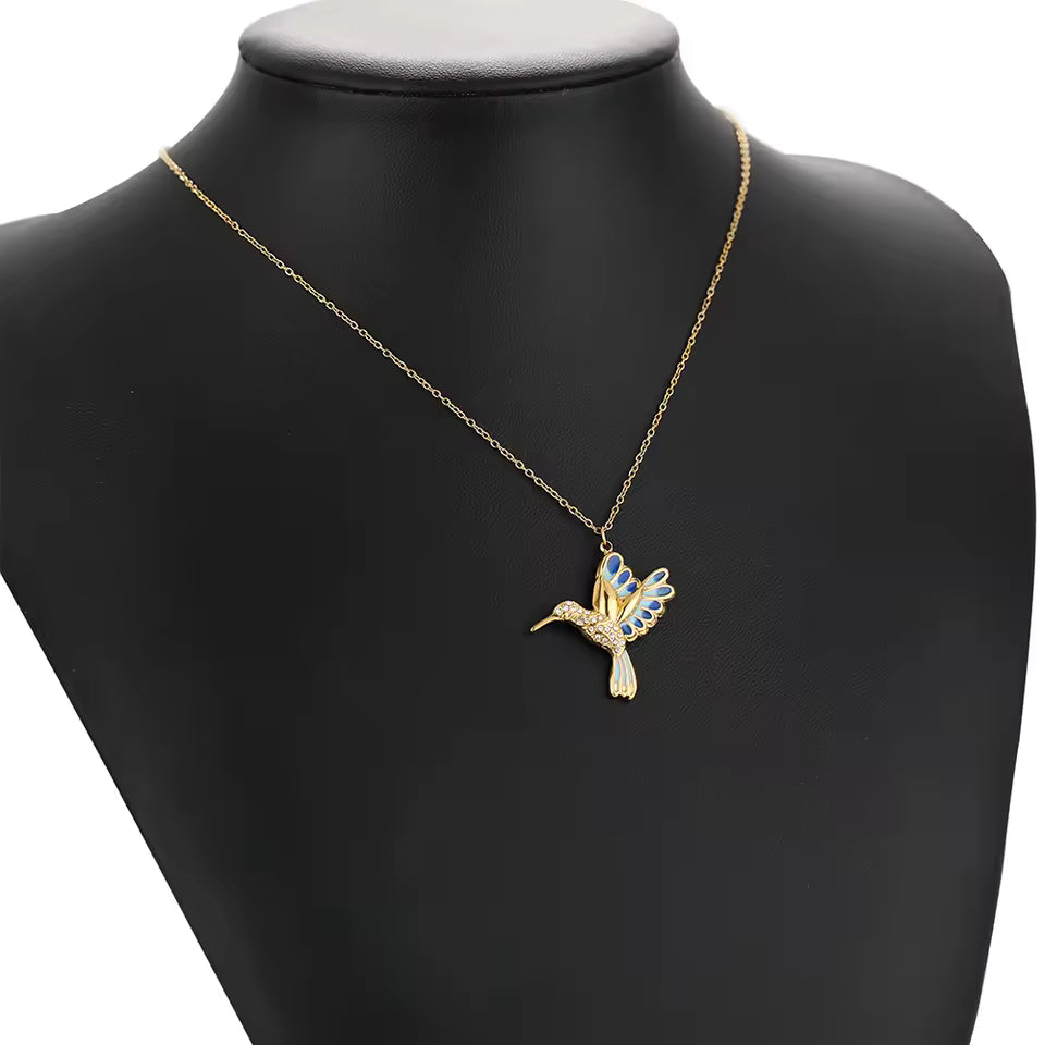 Elegant Hummingbird Necklace