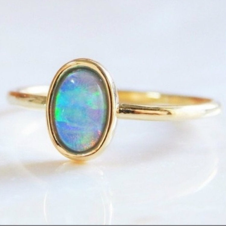 Elegant Opal Ring
