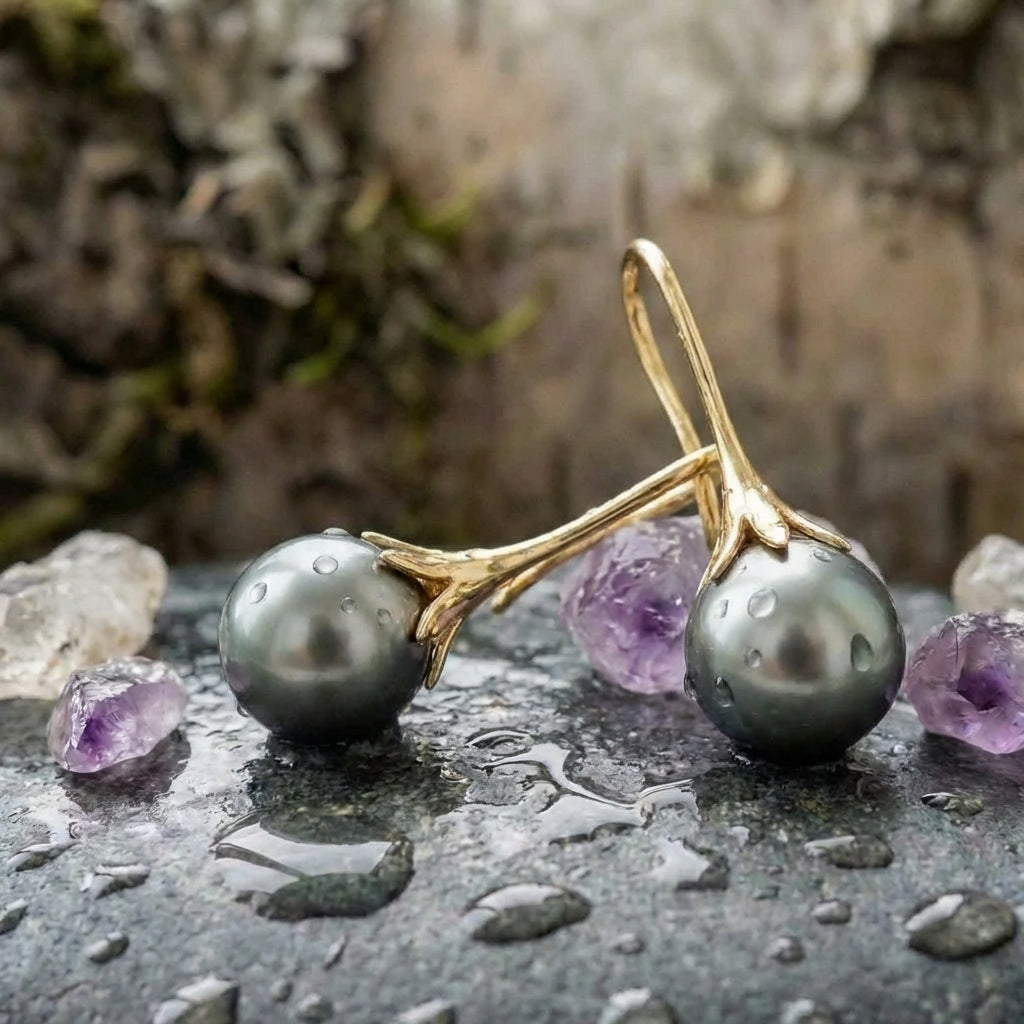 Elegant Pearl Drop Earrings