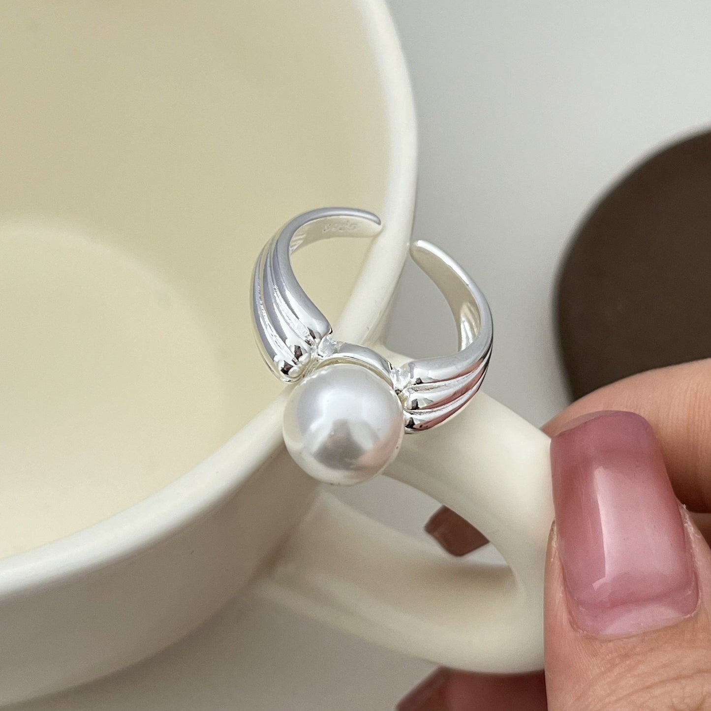 Elegant Pearl Ring