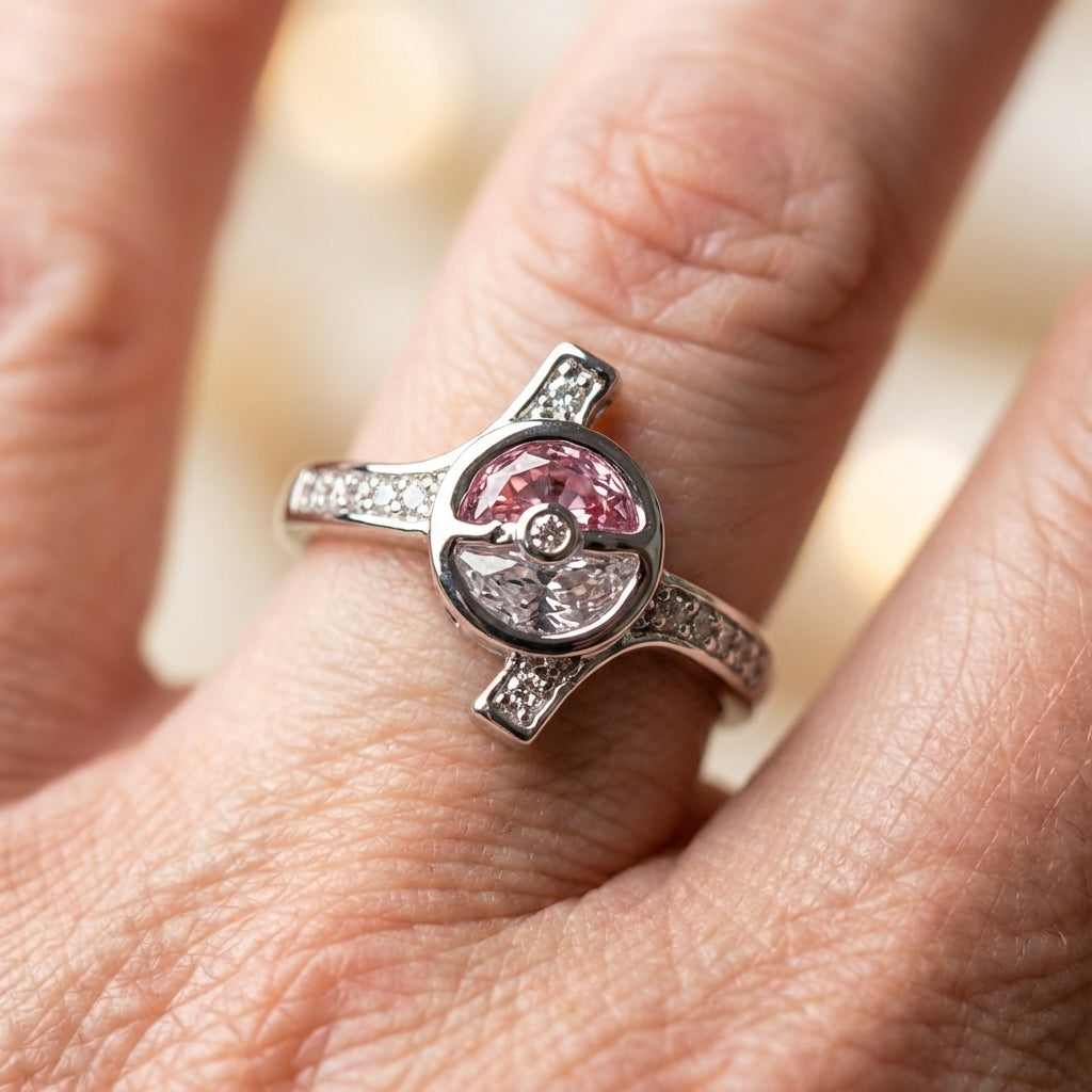 Pink Zircon Ring