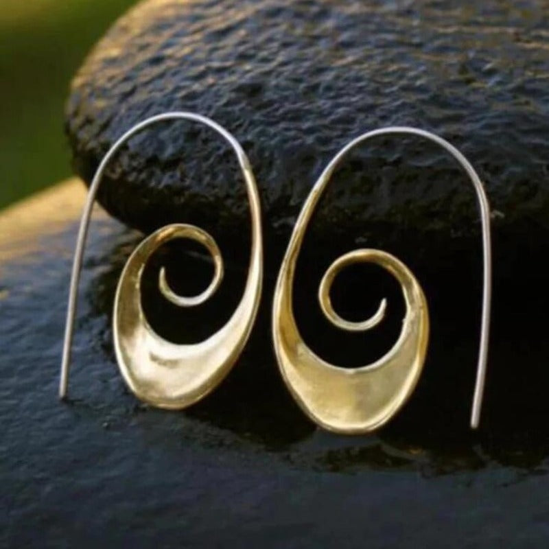 Elegant Spiral Earrings
