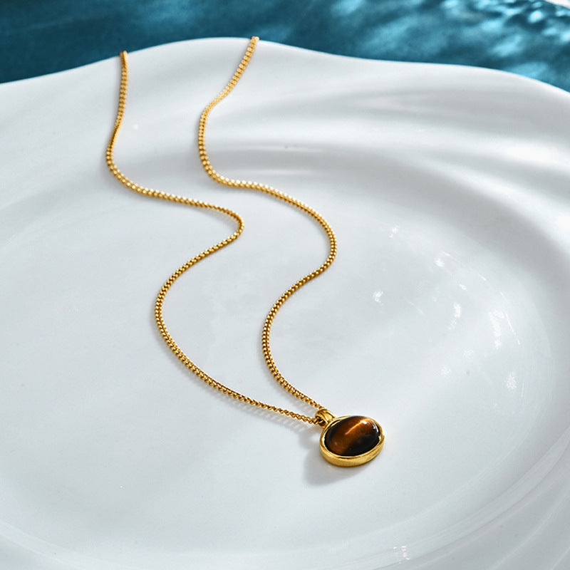 Elegant Tiger'S Eye Necklace