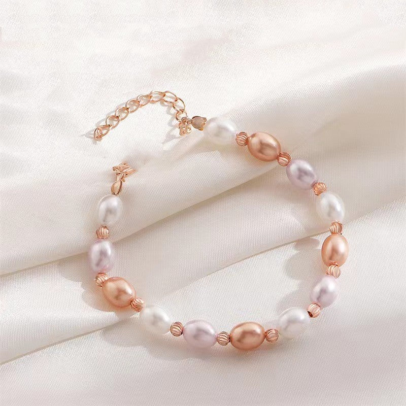 Elegant Tri Color Baroque Pearl
