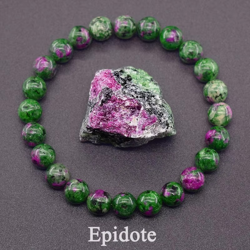 Epidote Beaded Bracelet