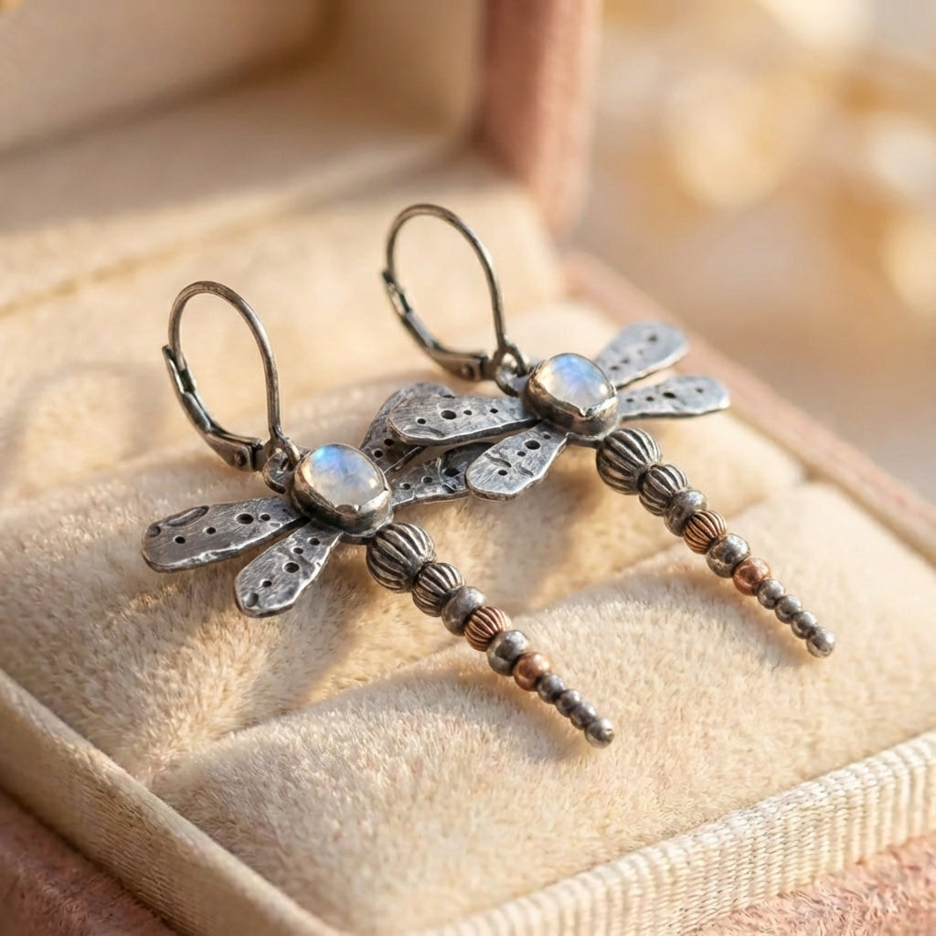 Vintage Dragonfly Earrings