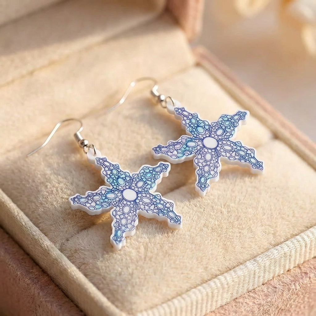 Elegant Snowflake Earrings