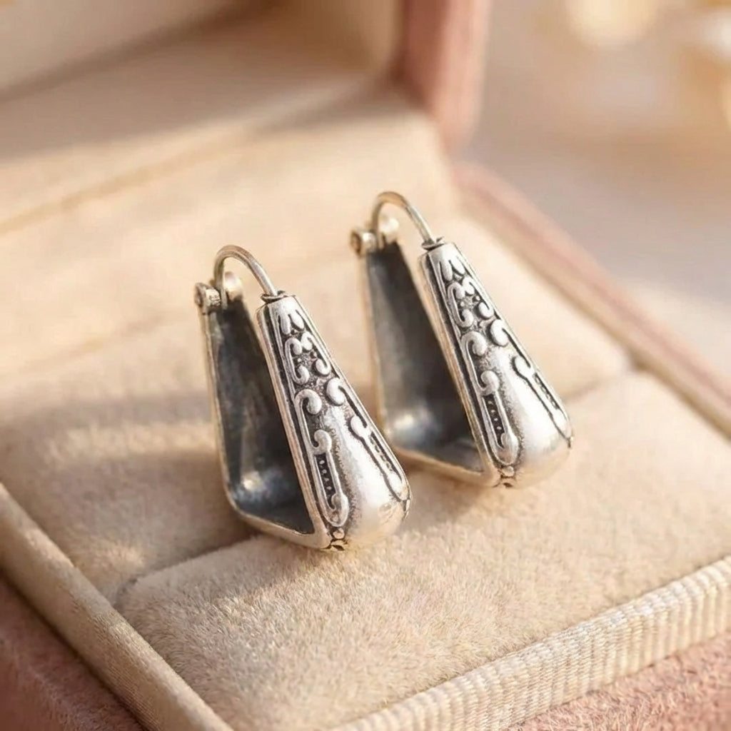 Silver Vintage Enchanted Earrings