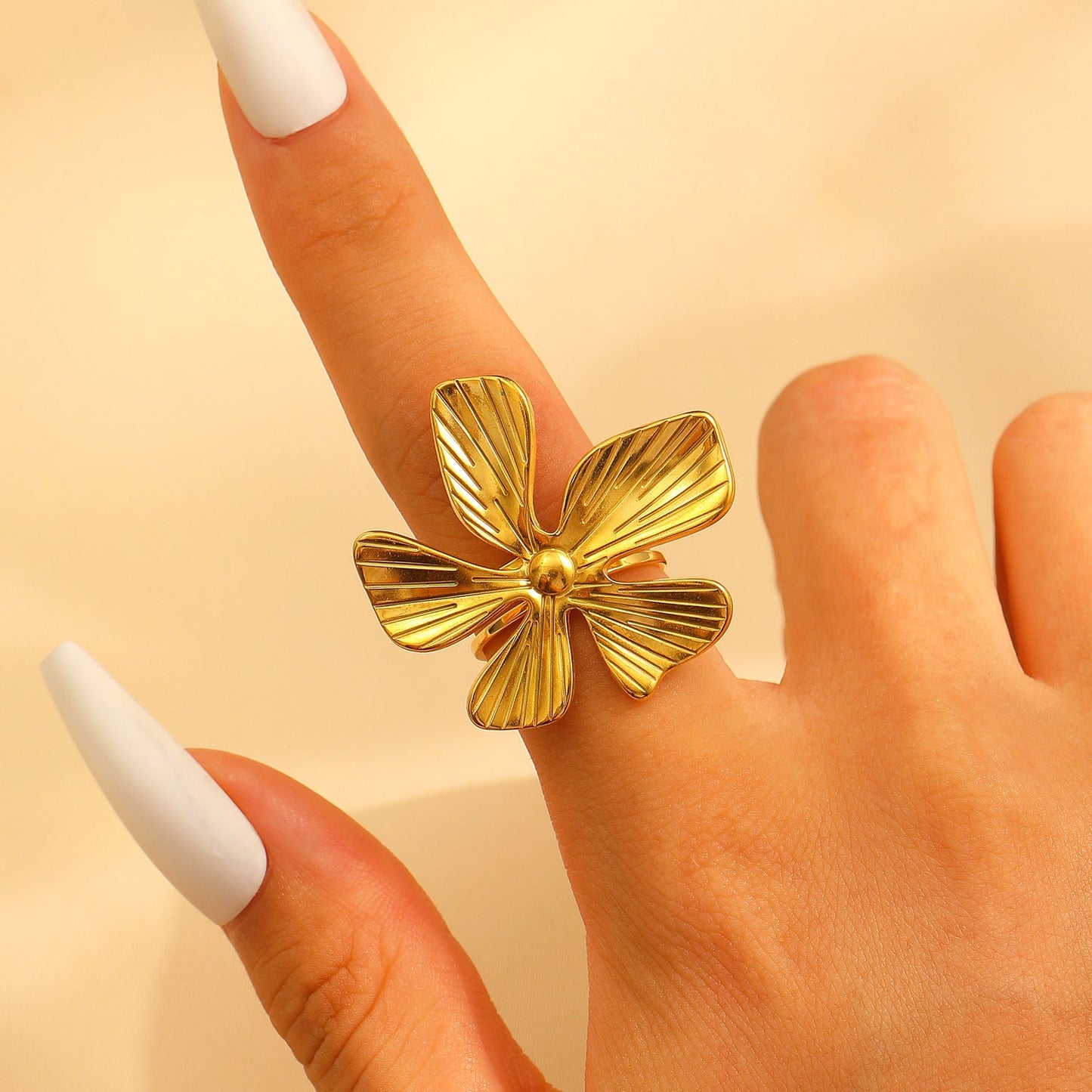 Gold Butterfly Ring