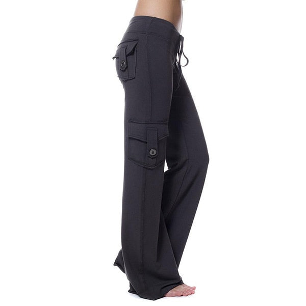 CD | Pantaloni cargo strâmți pentru femei