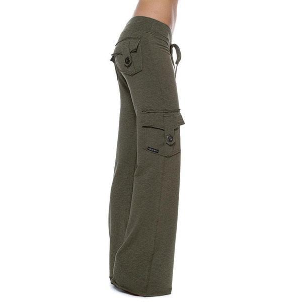 CD | Pantaloni cargo strâmți pentru femei