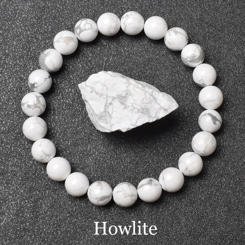 Howlite Beaded Bracelet