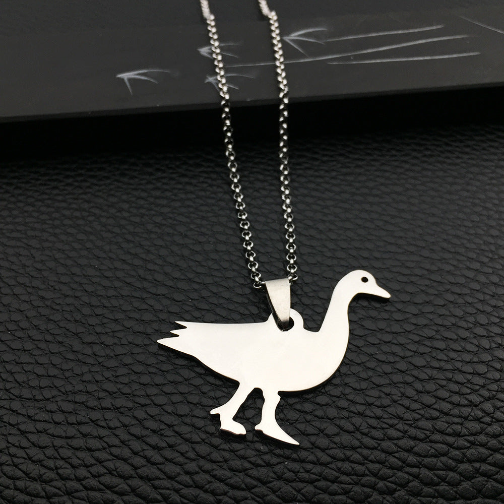 Minimalist Duck Necklace