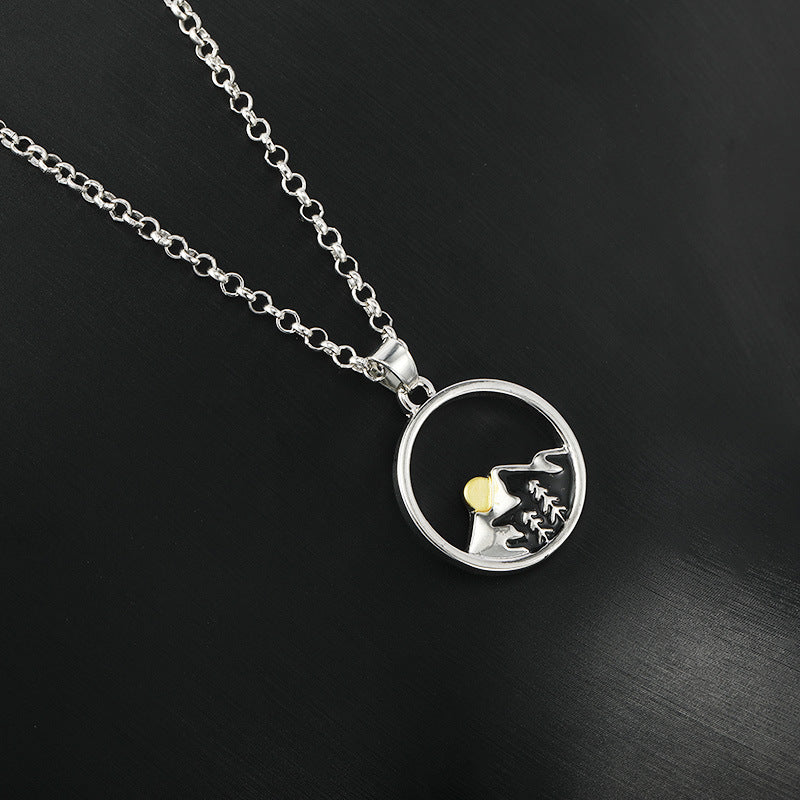 Minimalist Moon Necklace