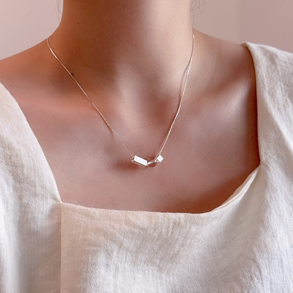 Minimalist Silver Necklace