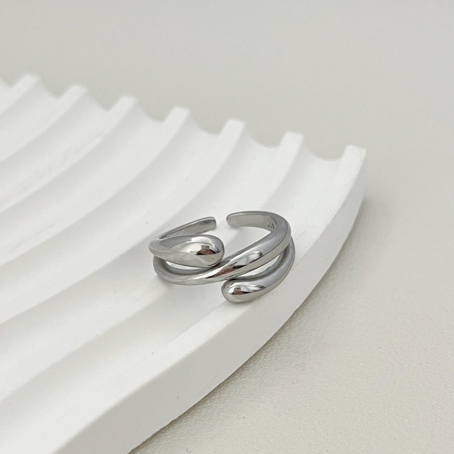 Modern Silver Ring