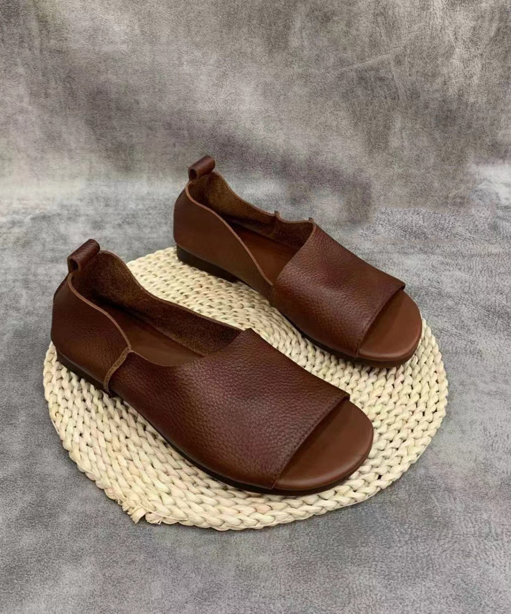 CD | Pantofi slip-on minimaliști, cu vârf deschis
