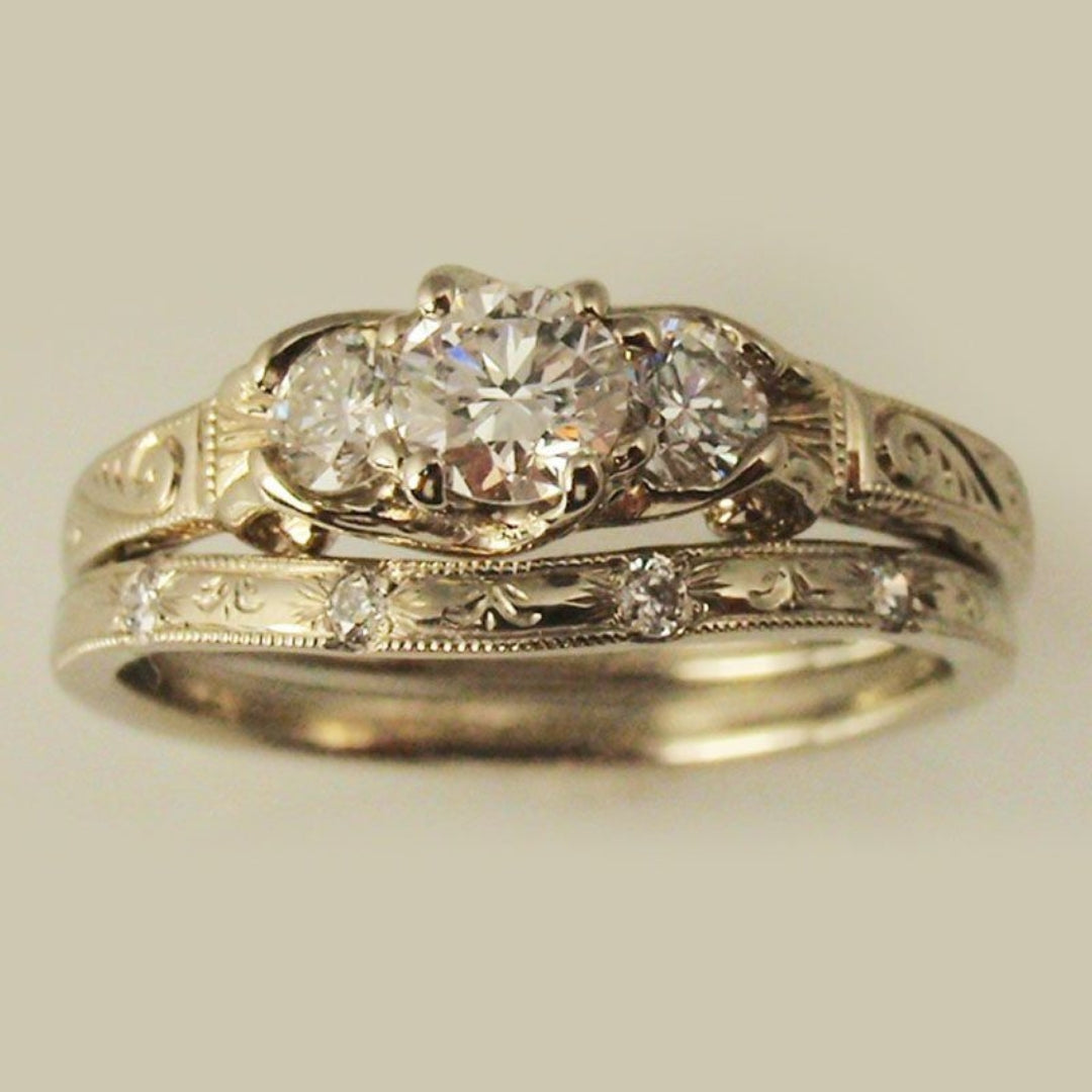 Bright Gold Plated Layer Ring