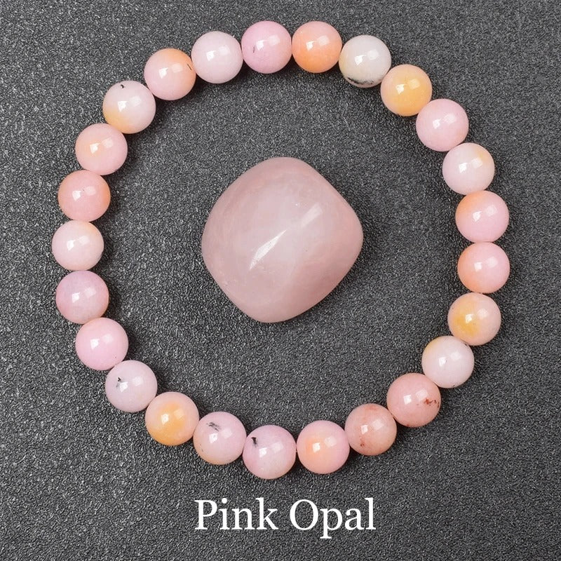 Pink Opal Beaded