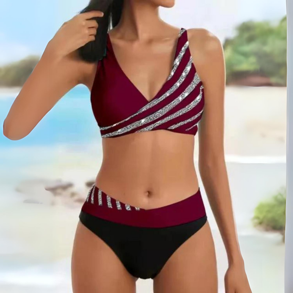 CD | Bikini elegant cu talie joasă