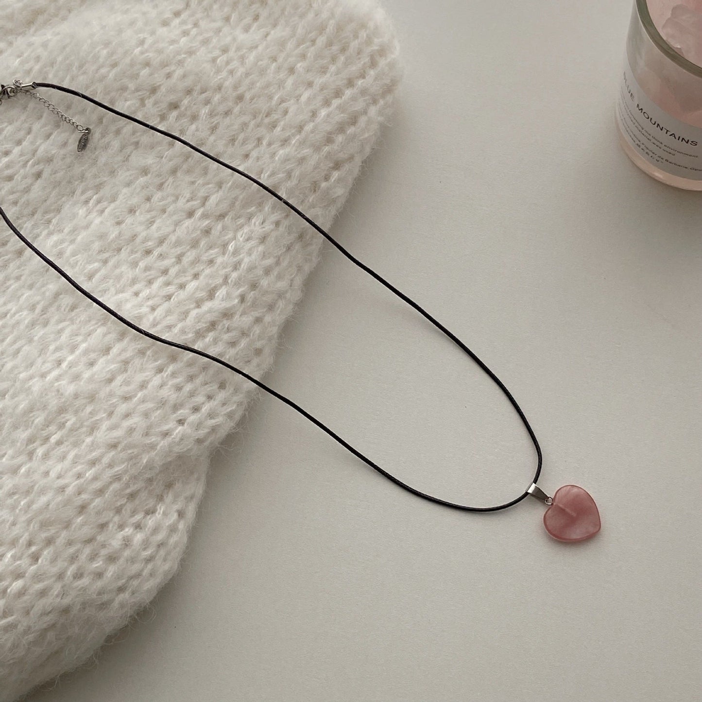 Romantic Rose Quartz Necklace
