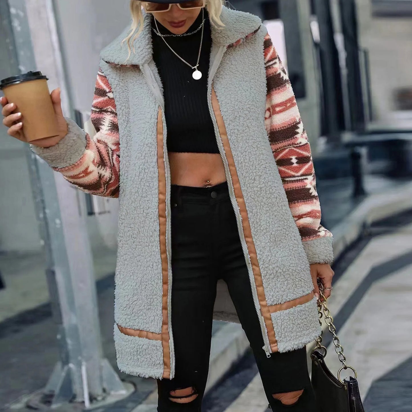 CD | Trendy Zip Jacket pentru femei