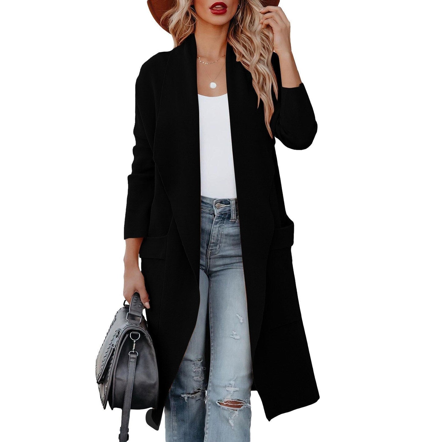 CD | Cardigan de iarnă casual și relaxat