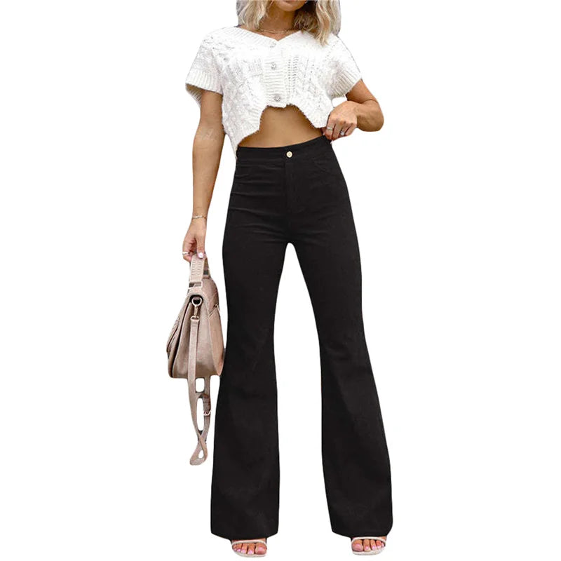 CD | Pantaloni evazați trendy pentru femei