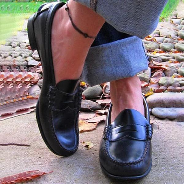 CD | Mocasini Casual Flats Oxfords Slip On Round Toe Loafers pentru femei
