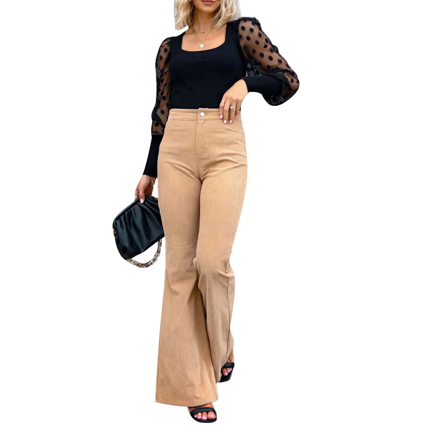 CD | Pantaloni evazați trendy pentru femei