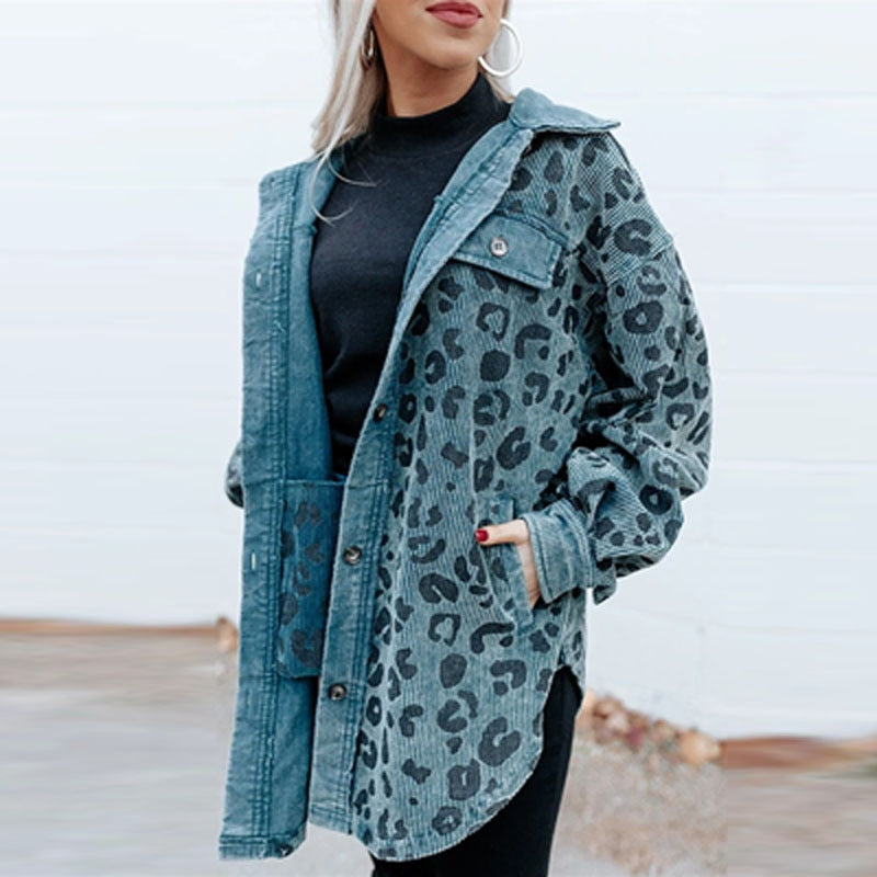 CD | SannesJacket I Jachetă cu animal print pentru femei