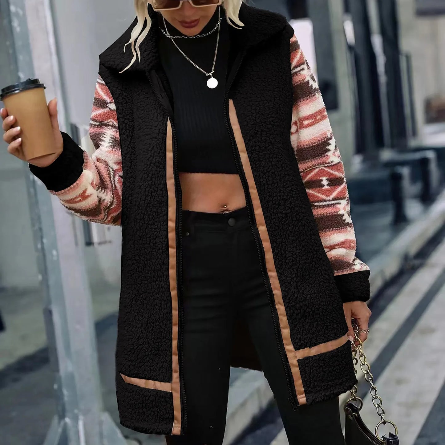 CD | Trendy Zip Jacket pentru femei
