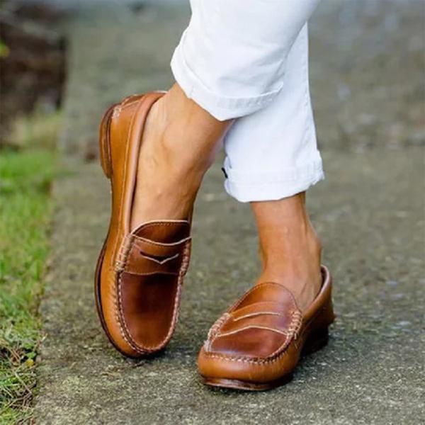 CD | Mocasini Casual Flats Oxfords Slip On Round Toe Loafers pentru femei