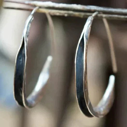 Simple Large Circle Earrings