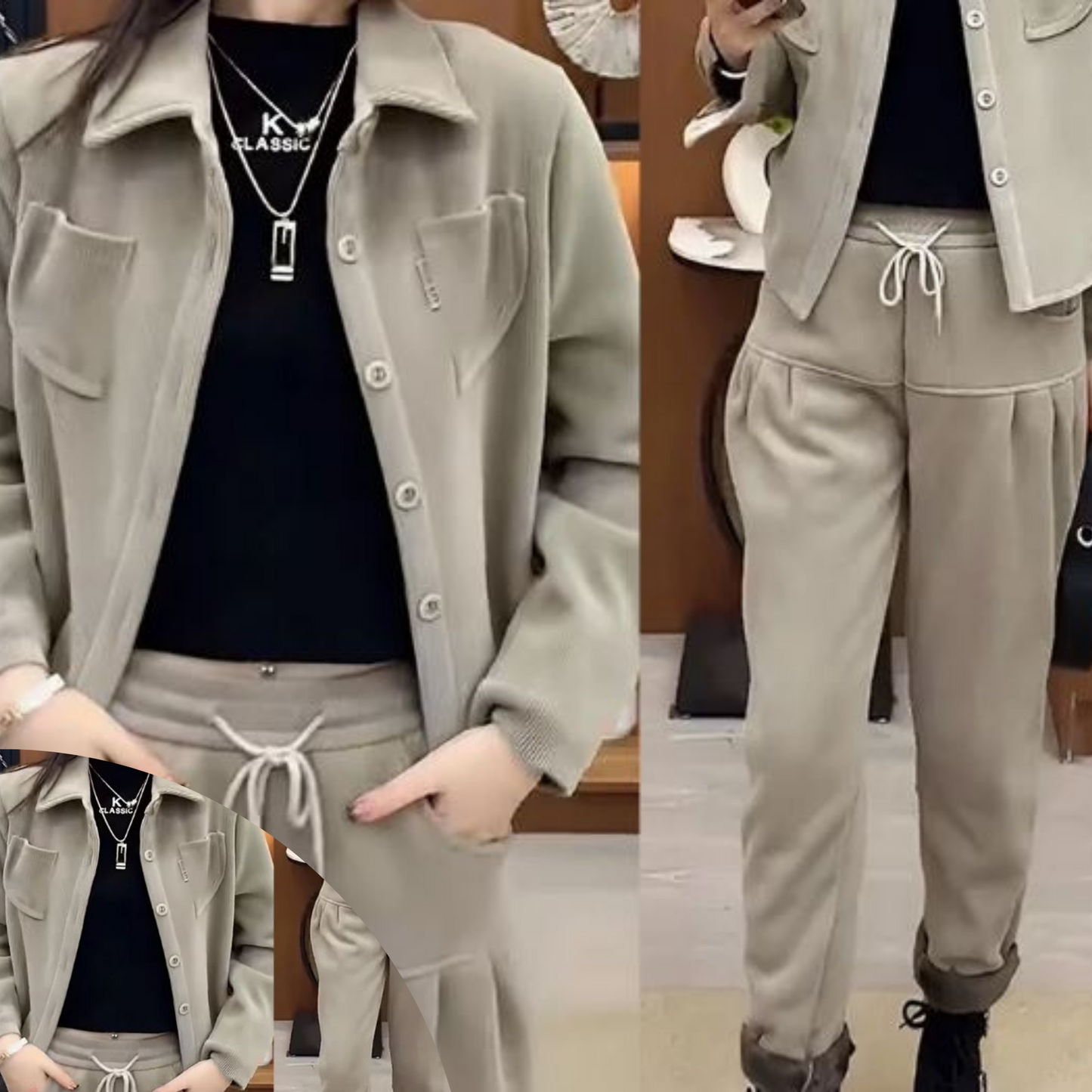 CD | Pantaloni de iarnă eleganți și atemporali